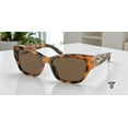 thumbnail image 1 of RALPH LAUREN RL8206U 530373 Shiny Jc Havana Dark Brown 57 mm Women's Sunglasses, 1 of 7