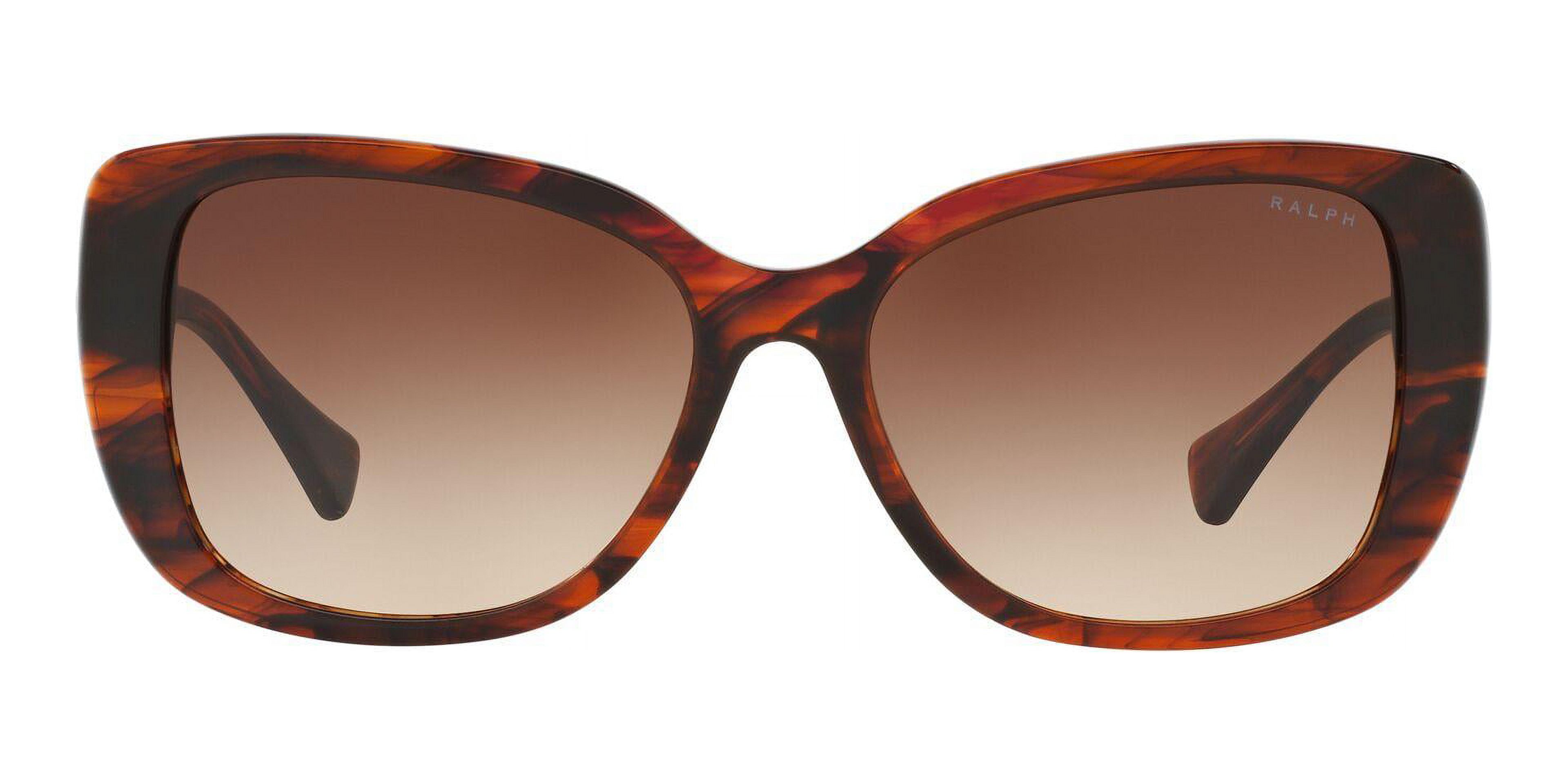 Sunglasses Ralph RA 5223 162513 Shiny Striped Brown - image 1 of 3