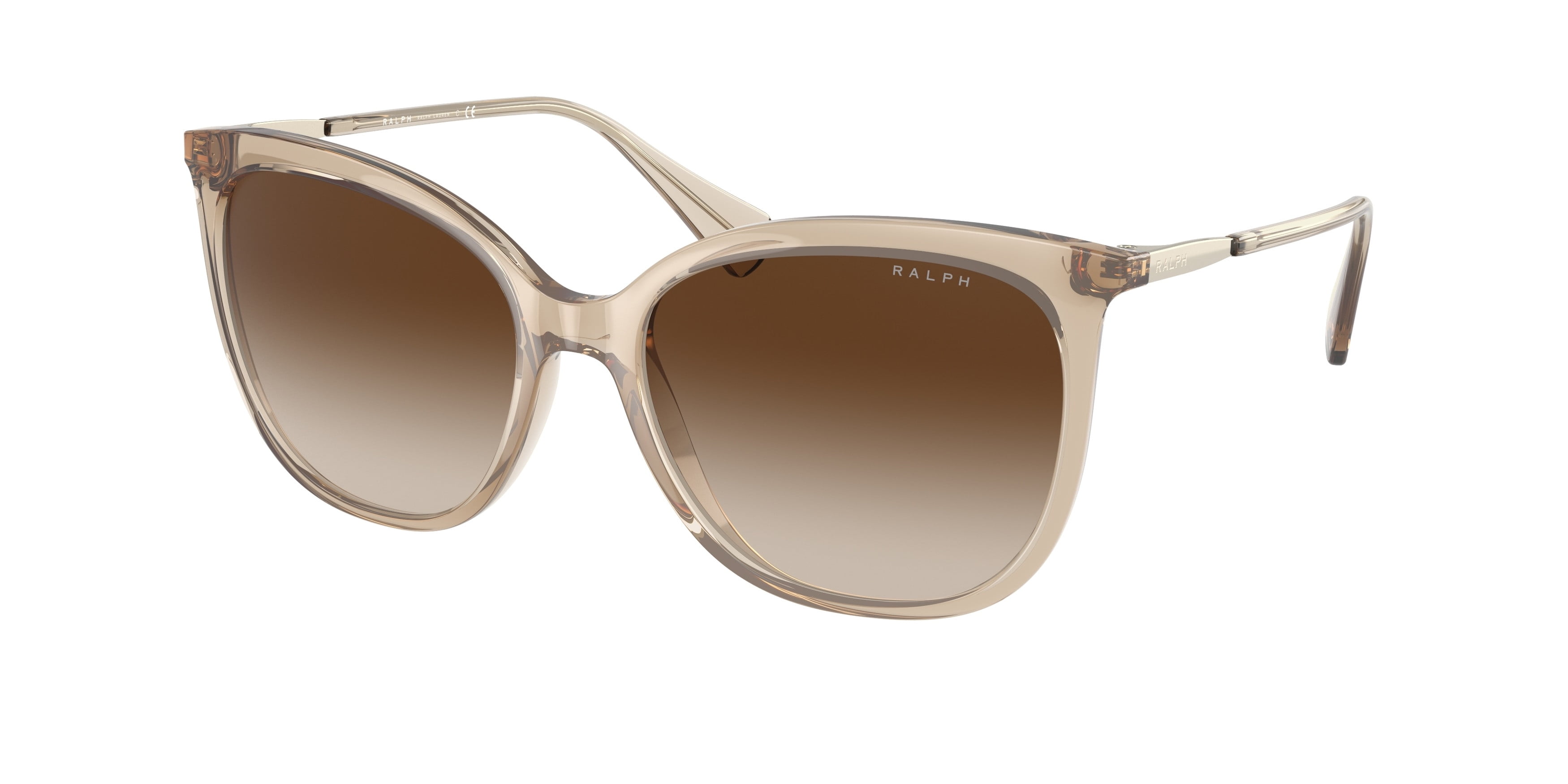 Sunglasses Ralph RA 5248 580213 Shiny Transparent Brown Gradie