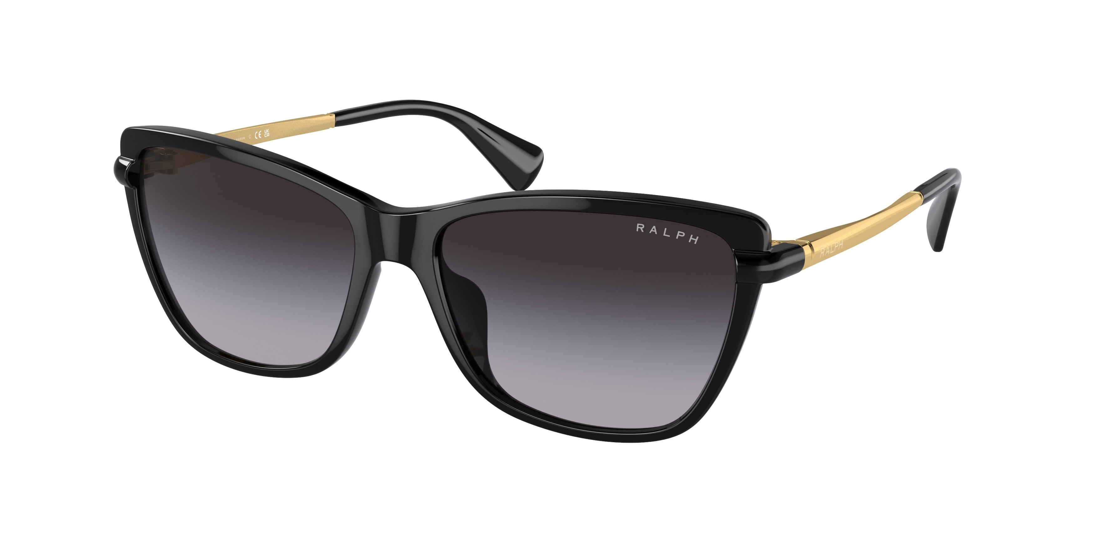RALPH LAUREN Black Polarized 56mm Women\'s Sunglasses Ralph Lauren Sunglasses main image 2
