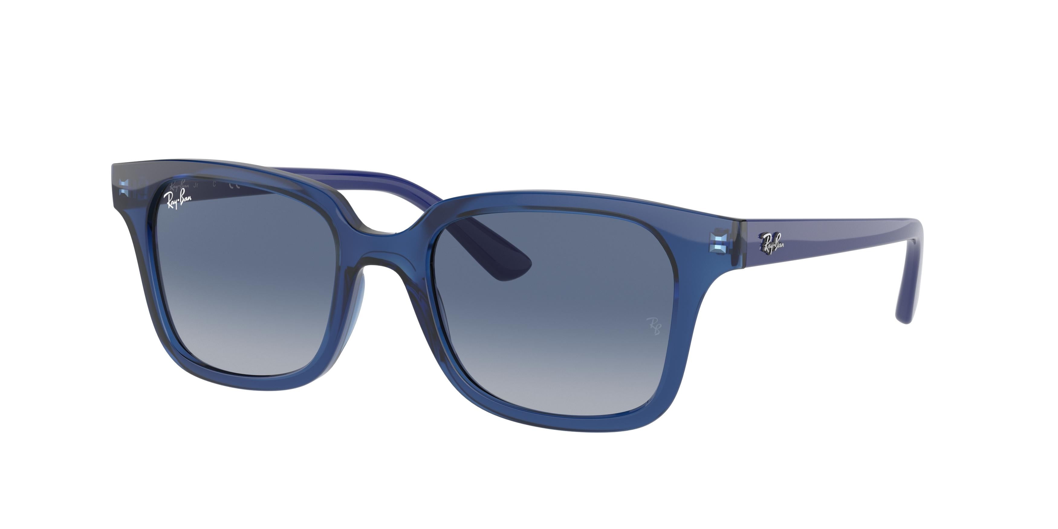 Sunglasses Ray-Ban Junior RJ 9071 S 70624L Transparent Blue Light Grey Gr