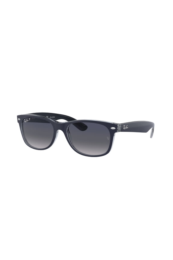 Sunglasses Ray-Ban RB 2132 660778 New Wayfarer Matte Blue On Tra
