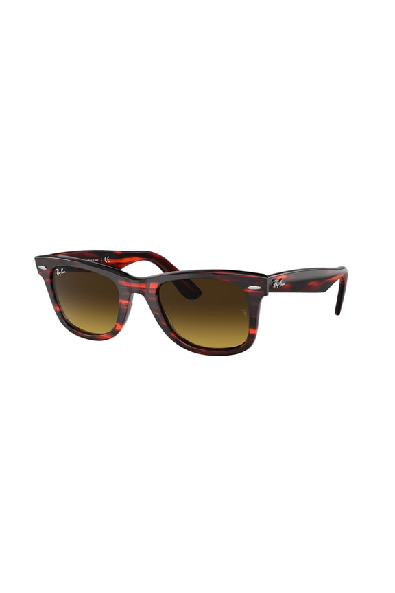 Sunglasses Ray-Ban RB 2140 F 136285 Wayfarer Striped Red Gradient