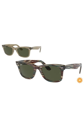 Sunglasses Ray-Ban RB 2140 F 138731 Wayfarer Photo Striped Grey Gr