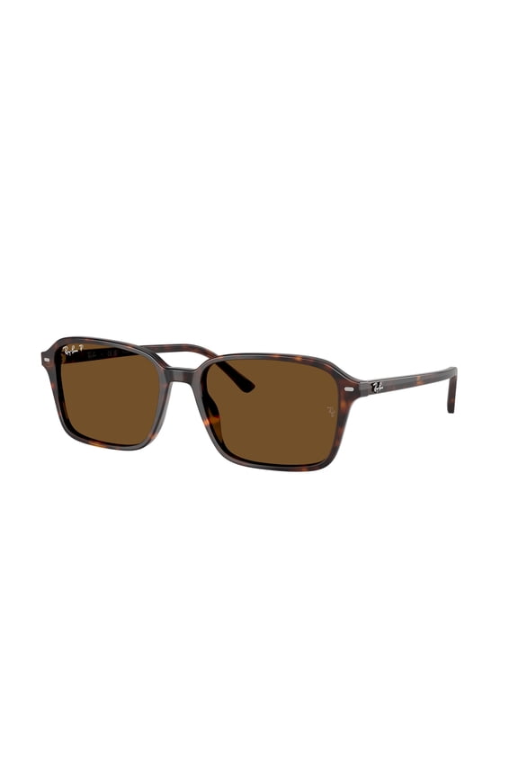 Ray Ban Sunglasses for Women and Men - Raimond RB2231 High-Bridge Designer Sunglasses with Crystal Polarized Lenses - Unisex - Havana/Brown - Size 56