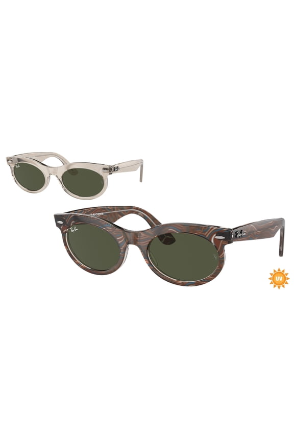 Sunglasses Ray-Ban RB 2242 138331 Wayfarer Oval Photo Waves Grey