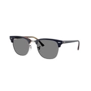 Sunglasses Ray-Ban RB 3016 1278B1 Clubmaster Blu On Red Havana O