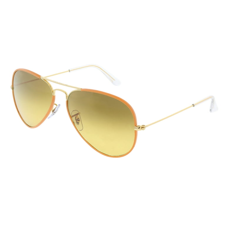 Sunglasses Ray Ban RB 3025 JM 91963C Aviator Full Color Yellow On L