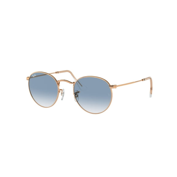 Sunglasses Ray-Ban RB 3447 92023F Round Metal Rosegold Clear Gra