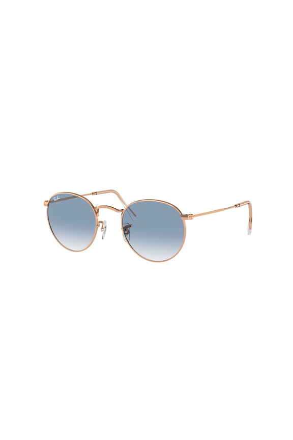 Sunglasses Ray-Ban RB 3447 92023F Round Metal Rosegold Clear Gra