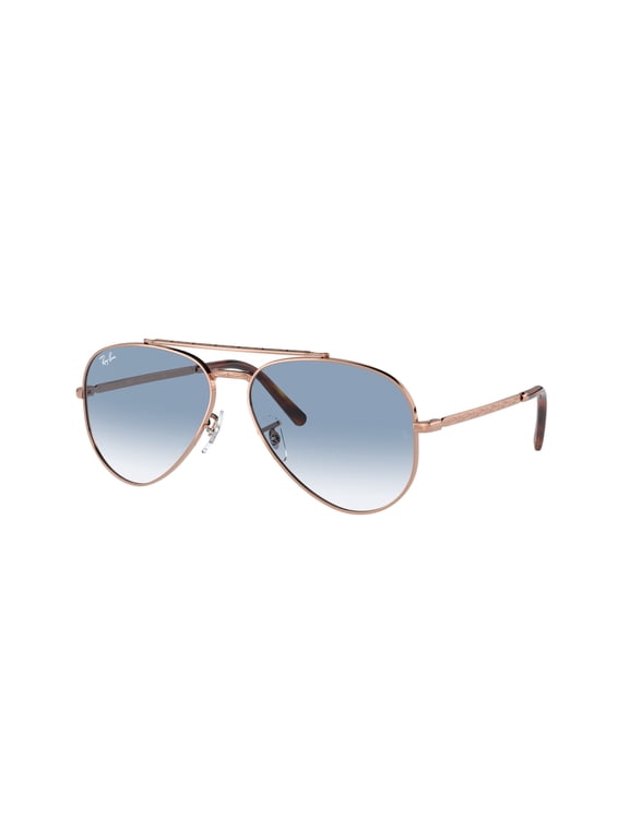 Sunglasses Ray-Ban RB 3625 92023F New Aviator Rose Gold Clear Gr