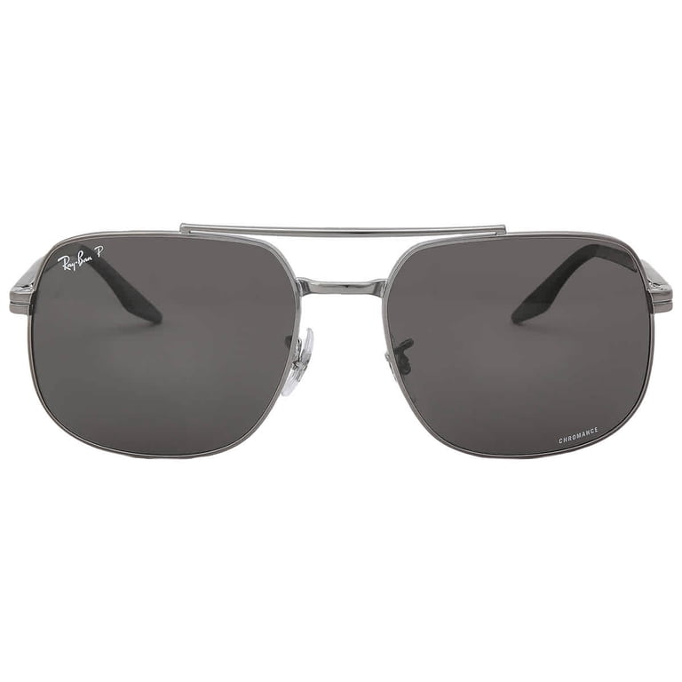 Ray-Ban RB 3699 004/K8 Square Sunglasses - Polarized Dark  display picture 1