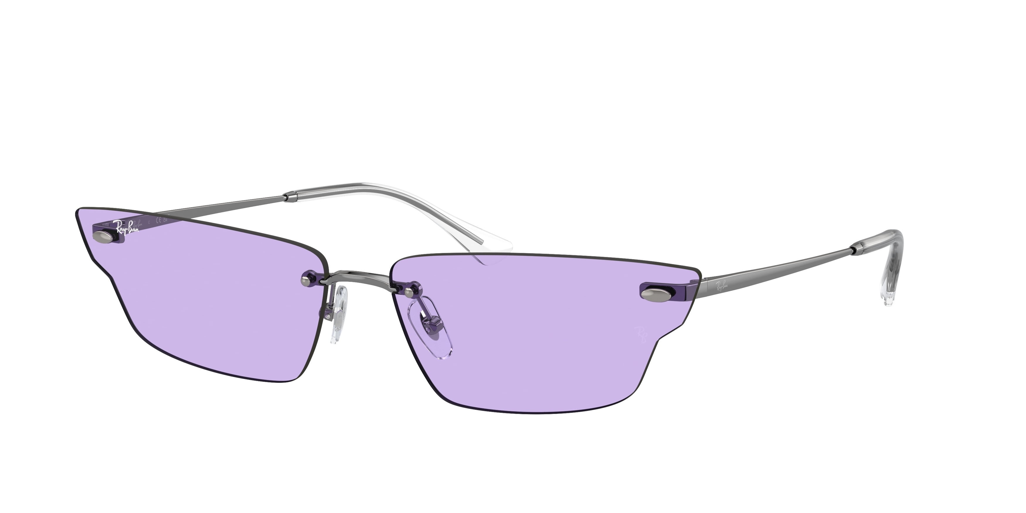 Sunglasses Ray-Ban RB 3731 004/1A Anh Gunmetal Violet 