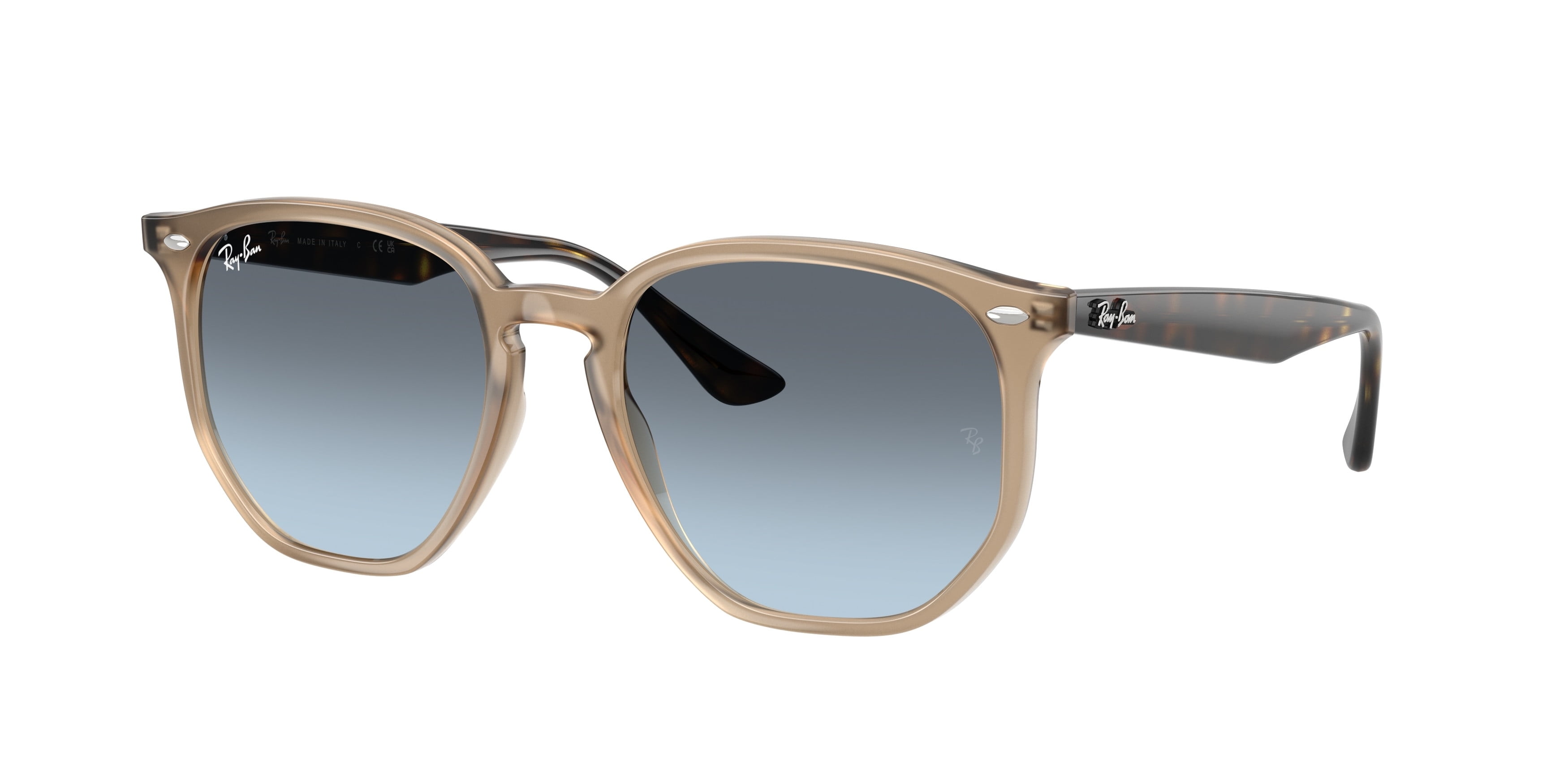Ray - Ban 58014 Made in Italy Brown Vintage Rare Ray-Ban 58014 Aviator Sunglasses Gold Frame  main image 4