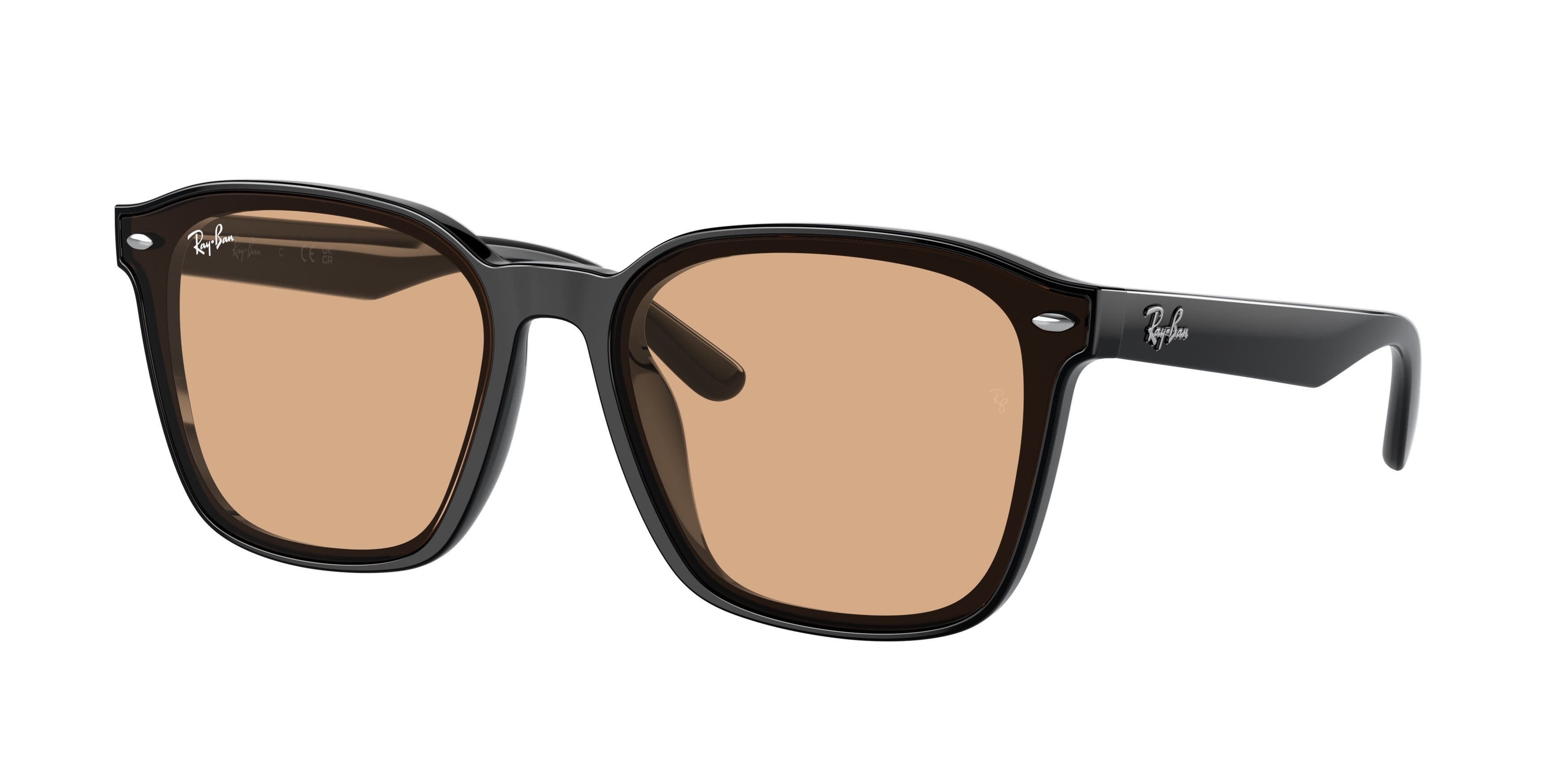 小物 Ray-Ban RB4392D 601/93 Sunglasses Ray-Ban RB 4392 D 601/93 Black Brown - Walmart.com