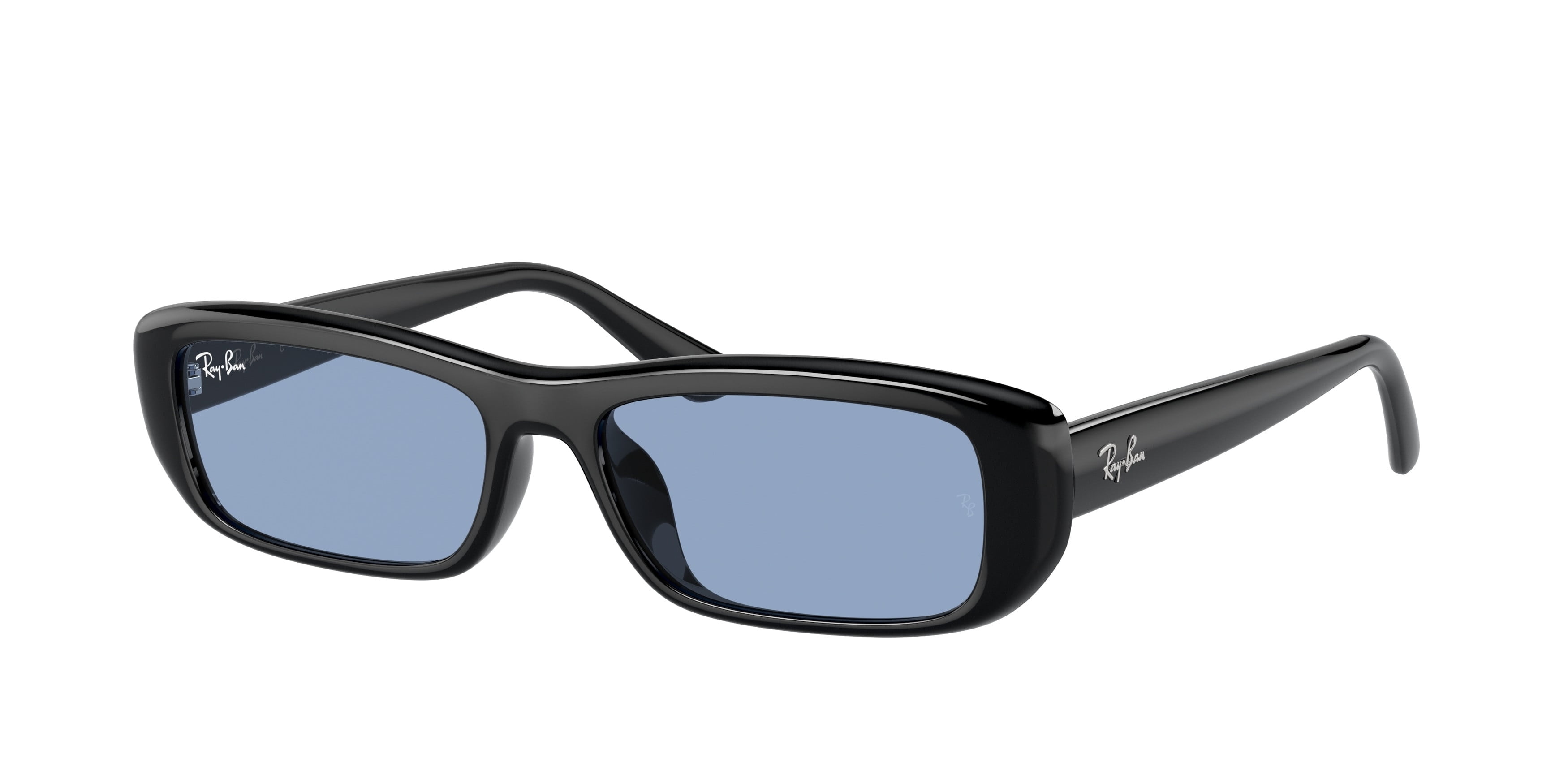 Sunglasses Ray-Ban RB 4436 D 667772 Black Light Blue - Walmart.com