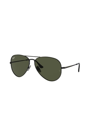 Sunglasses Ray-Ban RB 8089 926731 Aviator Titanium Black Green