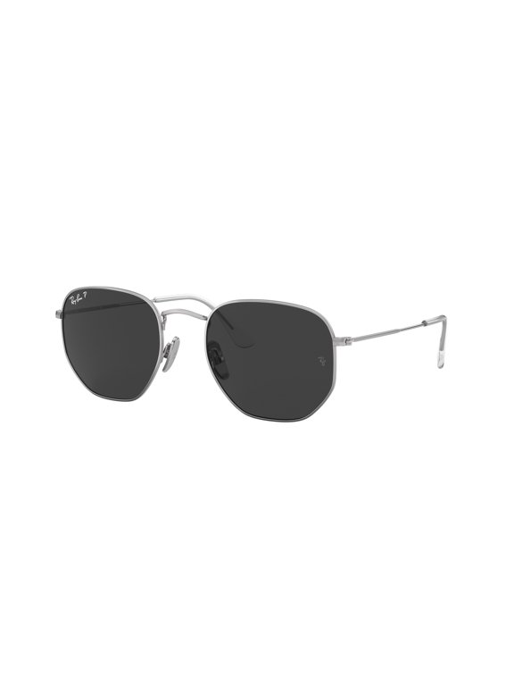 Sunglasses Ray-Ban RB 8148 920948 Hexagonal Silver Polar Black