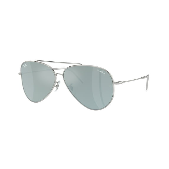 Sunglasses Ray-Ban RBR 101 S 003/30 Aviator Reverse Silver Green M
