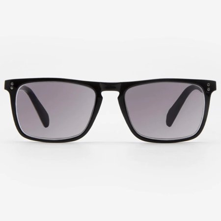 Sunglasses with Readers for Men and Women - Reader Sunglasses - Designer Reading Sun Glasses with Built In Full Readers - Trento by VITENZI in Black 2.75