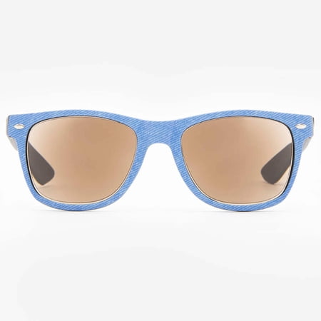Sunglasses with Readers for Men and Women - Reader Sunglasses - Classic Reading Sun Glasses with Built In Full Readers - Rimini by VITENZI in Blue 2.50