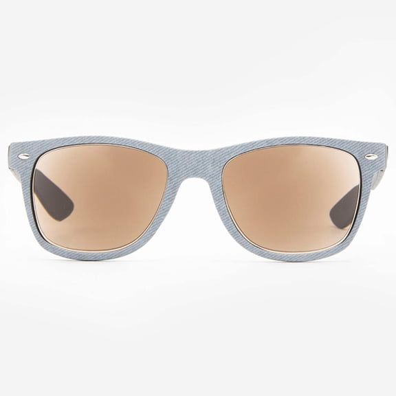 Sunglasses with Readers for Men and Women - Reader Sunglasses - Classic Reading Sun Glasses with Built In Full Readers - Rimini by VITENZI in Gray 1.50