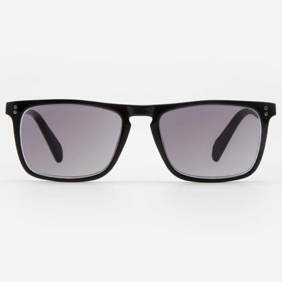 Sunglasses with Readers for Men and Women - Reader Sunglasses - Designer Reading Sun Glasses with Built In Full Readers - Trento by VITENZI in Black 2.75