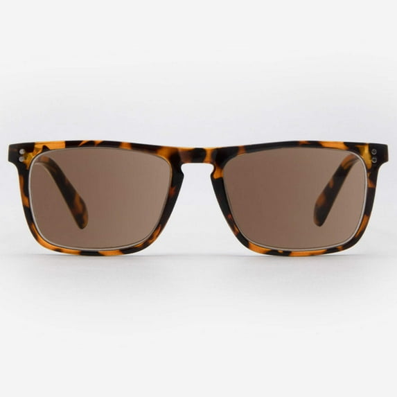 Sunglasses with Readers for Men and Women - Reader Sunglasses - Designer Reading Sun Glasses with Built In Full Readers - Trento by VITENZI in Tortoise 2.25