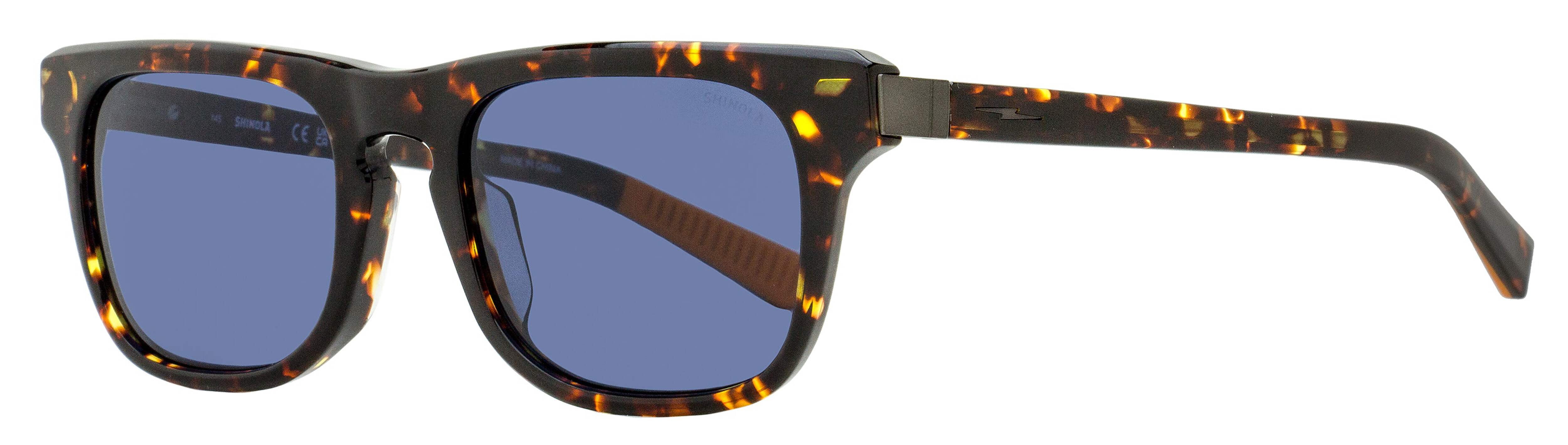 New New SHINOLA by Flexon SH-1502S 242 Dark Amber Tortoise Sunglass w/Blue Lens New New SHINOLA by Flexon SH-1502S 242 Dark | Mercari main image 3