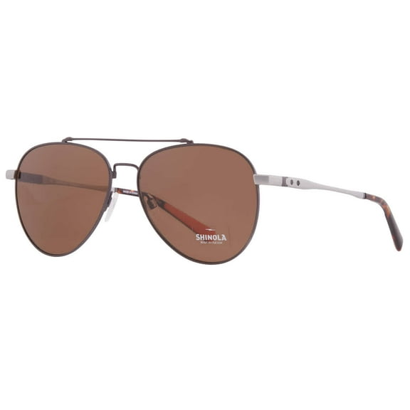 Sunglasses SHINOLA SH 2101 S 071 Satin Gunmetal/Silver