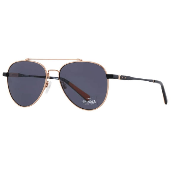 Shinola Grey Pilot Unisex Sunglasses SH2101S 784 56