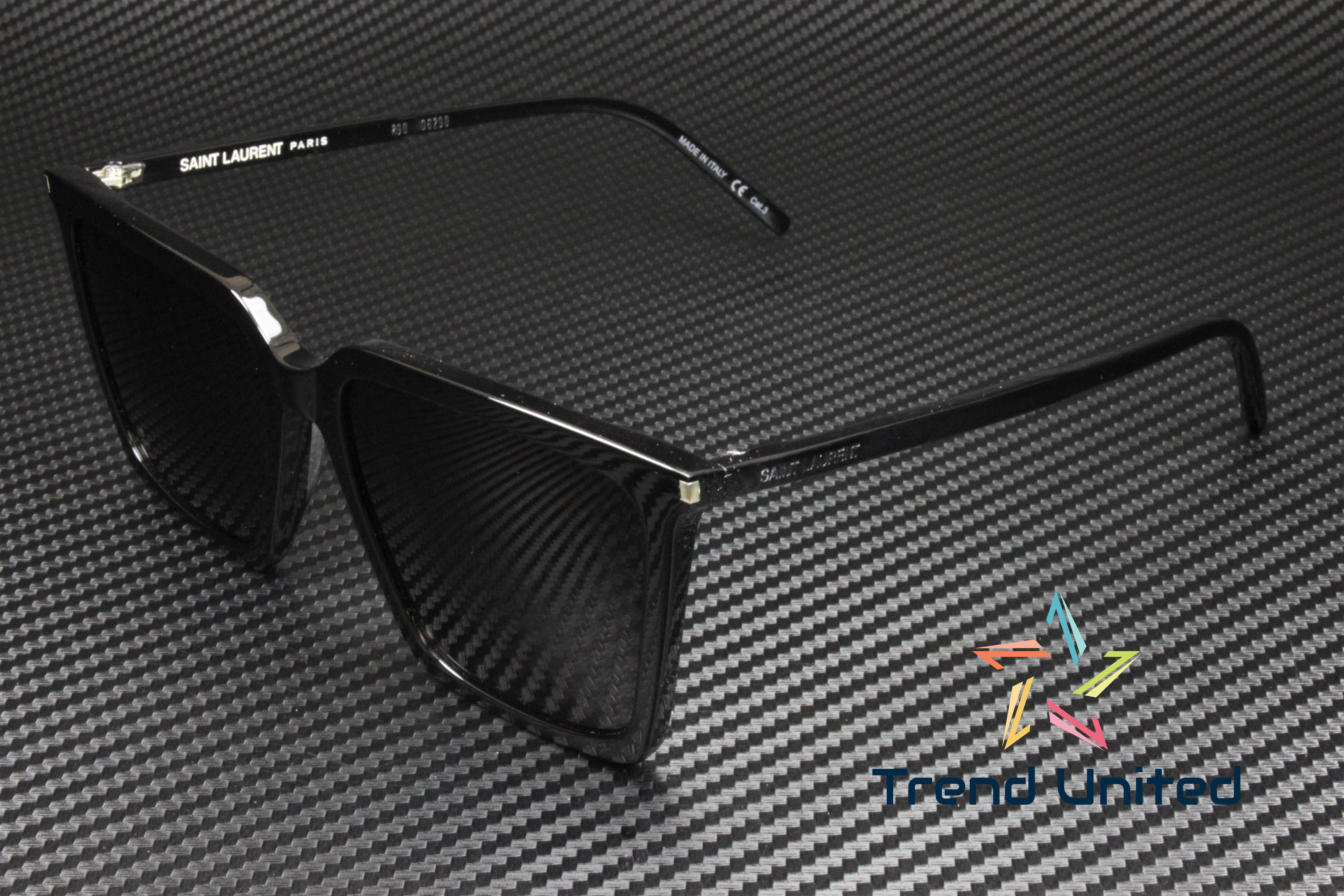 Saint Laurent SL474 001 BRAND NEW Sunglasses Black Square Unisex Saint Laurent Paris NEW Saint Laurent SL474 Black Square  main image 2