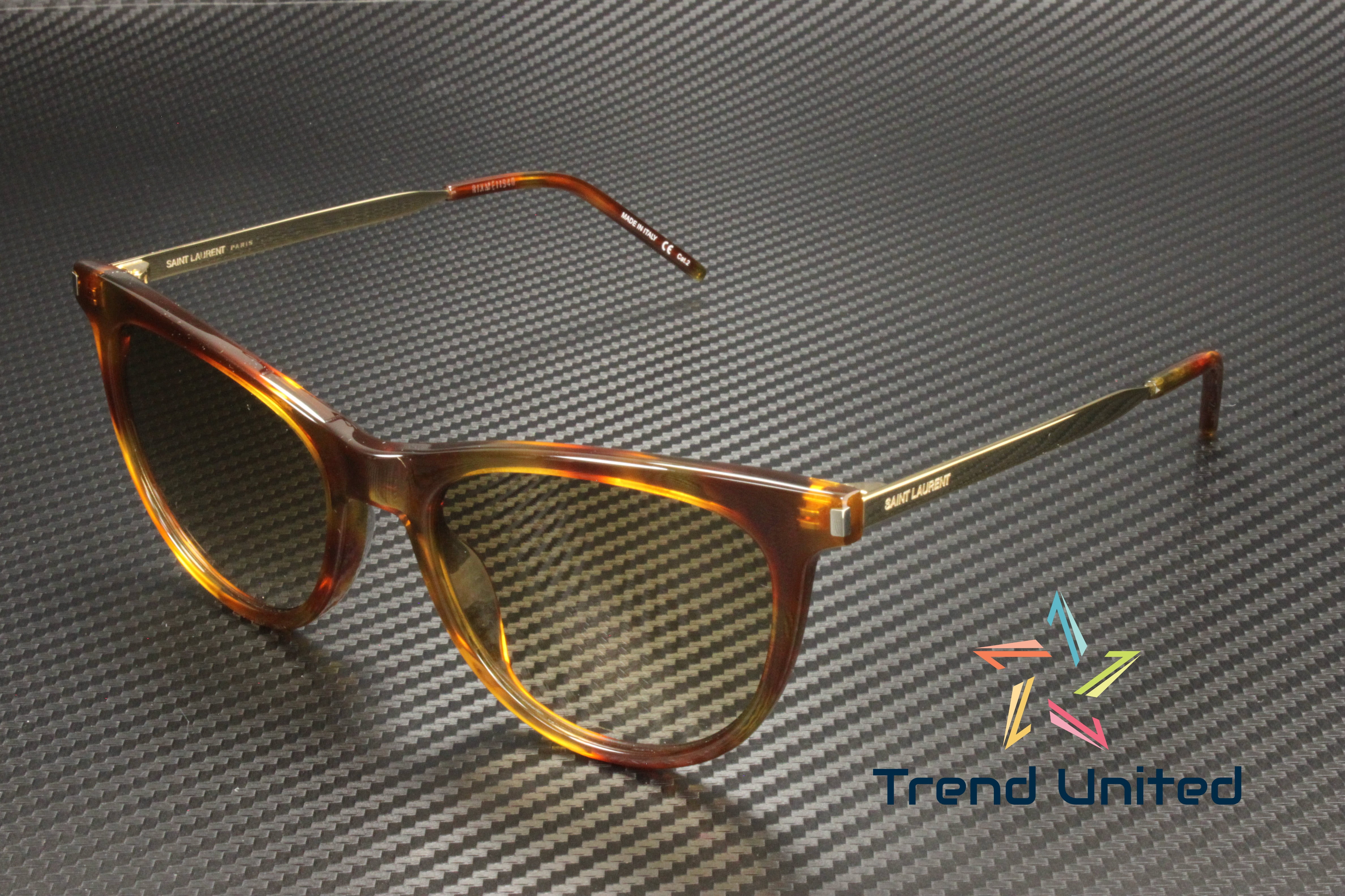 SAINT LAURENT SL 510 005 Cat Eye Havana Gold Brown 54 mm  display picture 2