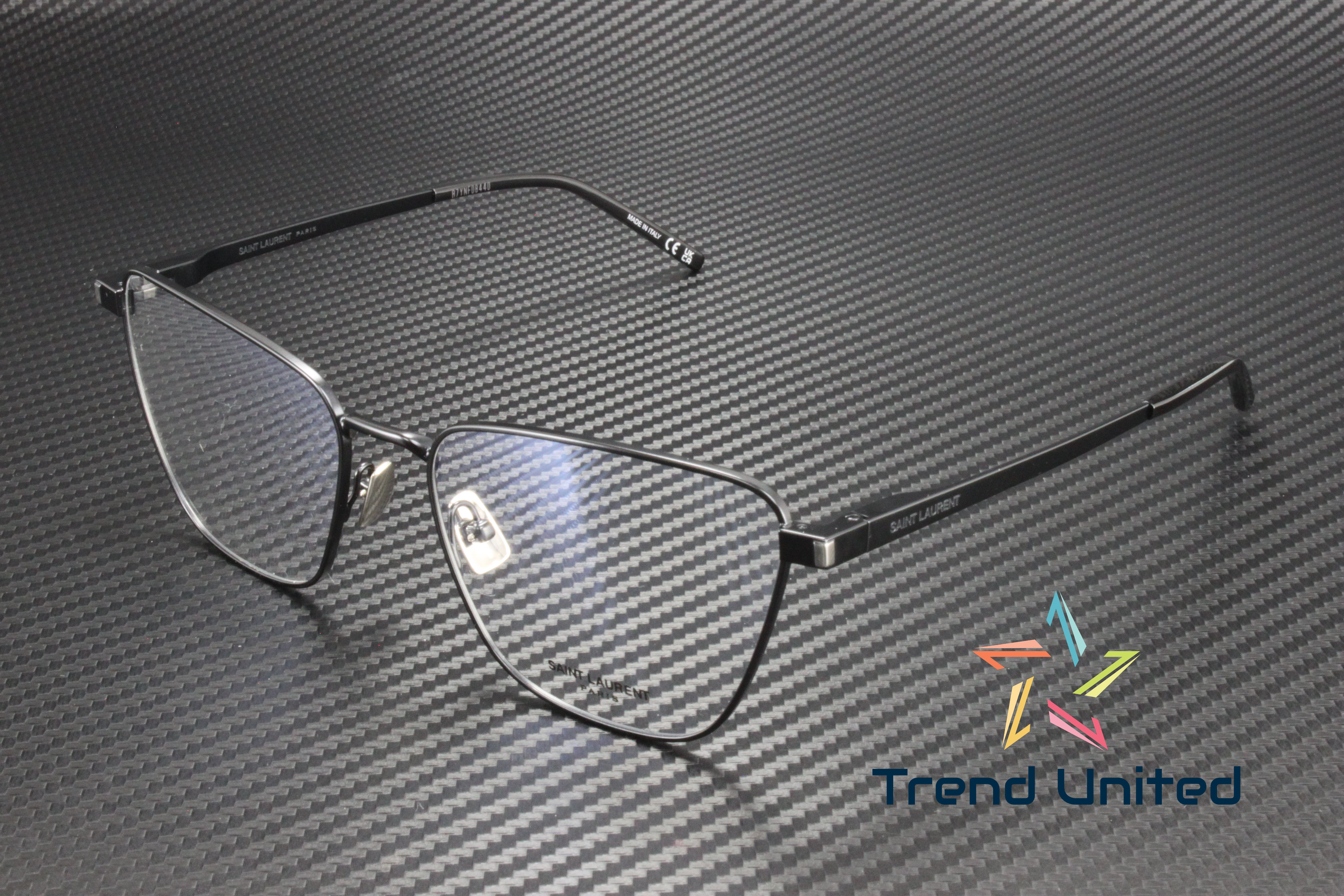 Sunglasses Saint Laurent SL 551 OPT- 001 Black / Transparent  display picture 1