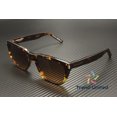 thumbnail image 1 of SAINT LAURENT SL 598 003 Rectangular Squared Havana Brown 56 mm Men's Sunglasses, 1 of 5