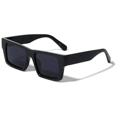 Sunglasses Square Hip Hop Style Fashion Black