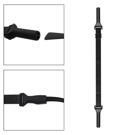 Sunglasses Strap, Eye Glasses Holders Adjustable, Lightweight, Glasses Cord Lanyard Eyeglasses Strap for Adults Men Black