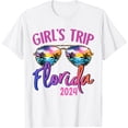 thumbnail image 1 of Girls Trip Florida 2024 Sunglasses Summer Girlfriend Group T-Shirt, 1 of 4