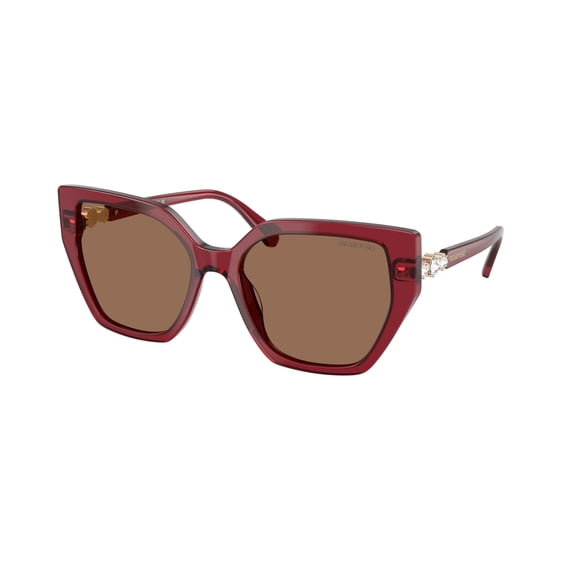 Swarovski Women's SK6016 56mm Sunglasses, Red