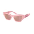 thumbnail image 1 of Swarovski SK 6021 Plastic Womens Irregular Sunglasses Milky Pink 53mm Adult, 1 of 3
