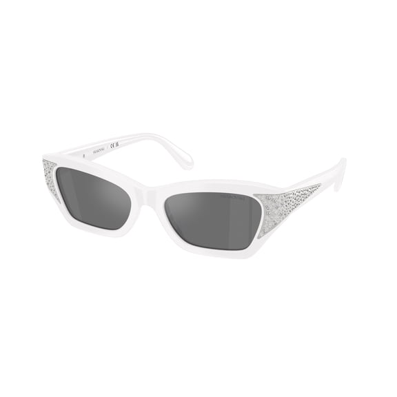 Swarovski Women's SK6029 53mm Sunglasses, White