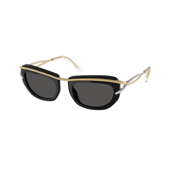 Swarovski Women's SK7026 52mm Sunglasses, Black