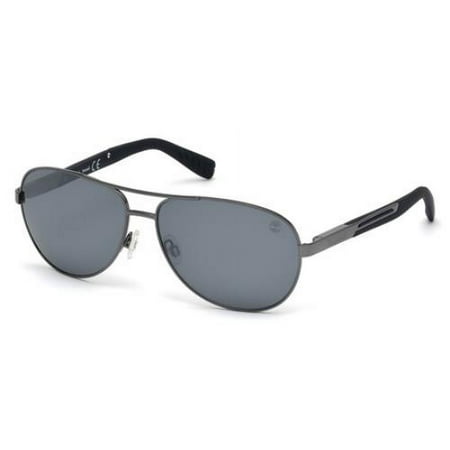 Sunglasses Timberland TB 9058 08D Shiny Gumetal / Smoke Polarized