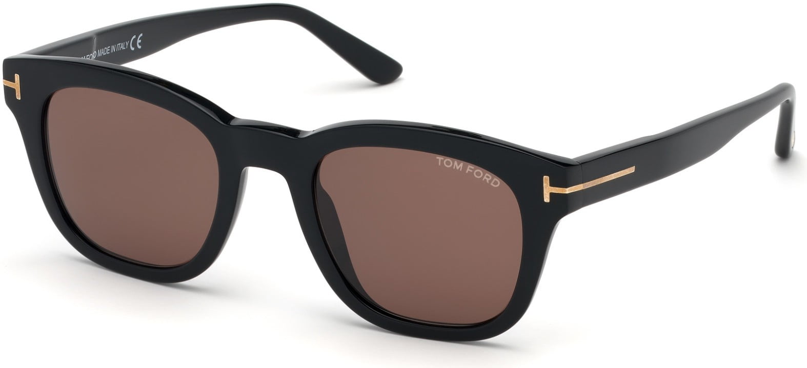 Sunglasses Tom Ford FT 0676 Eugenio 01E Shiny Black Brown Lenses Walmart