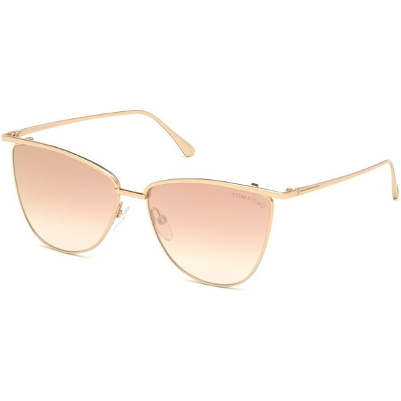 TOM FORD FT 0684 33T Sunglasses Gold Frame Bordeaux Gradient Lenses 58mm