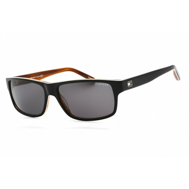 Tommy Hilfiger Grey Rectangular Men s Sunglasses TH 1042 N S 0UNO Y1 57 Walmart