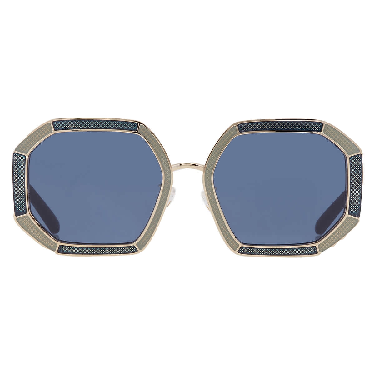 Sunglasses Tory Burch TY 6102 335580 Light Gold Dark Blue  display picture 1