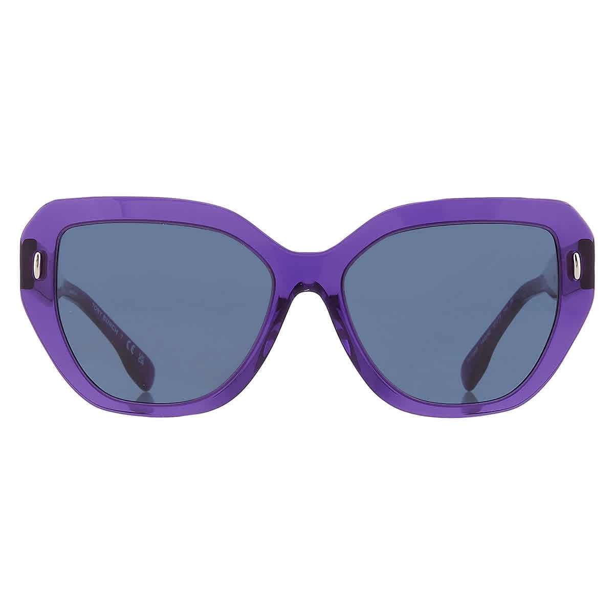 Tory Burch Dark Purple Sunglasses Sunglasses Tory Burch TY6116 | Free Shipping | Glasses.com® main image 4