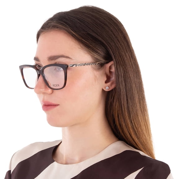 Tumi Demo Square Ladies Eyeglasses VTU520 0722 53