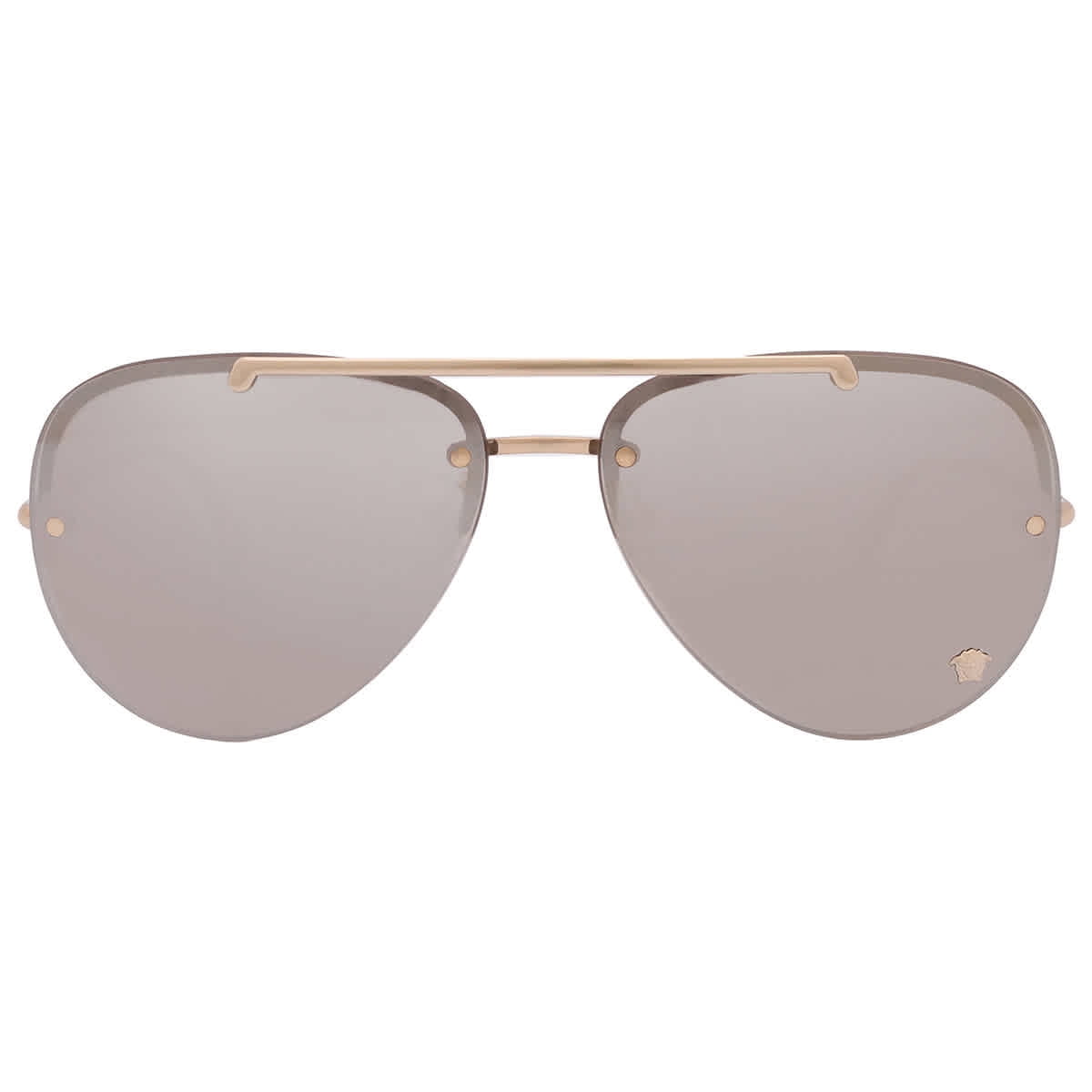 VERSACE VE2231 12526G Pale Gold Lt Grey Mirror Silver 60 mm  display picture 2